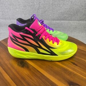 Puma MB.02 Rick and Morty LaMelo Ball Mens Basketball Shoes 377411-02 Size 10.5